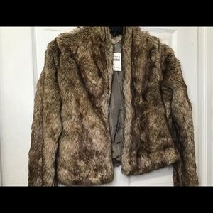 Zara Faux Fur coat